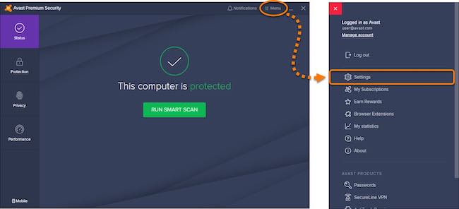 avast antivirus programı