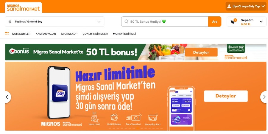 migros sanal market