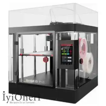 Raise3D Pro 3 Çift Ekstrüderli 3D Yazıcı Raise3D Pro 3 Geniş Hacimli Profesyonel 3D Yazıcı