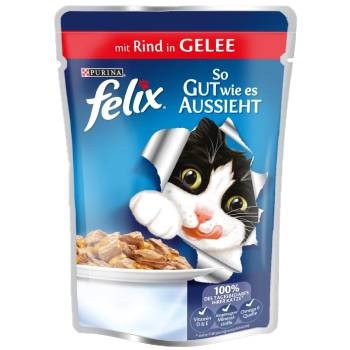 Felix Sığır Etli Konserve Kedi Maması