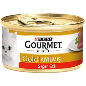 Purina Gourmet Gold Kıyılmış Sığır Etli Konserve Kedi Maması