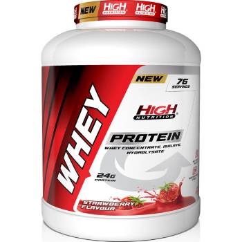 High Çilek Aromalı Whey Protein Tozu