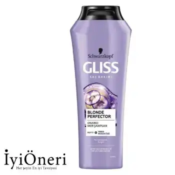 Schwarzkopf Gliss Blonde Perfector Mor Şampuan